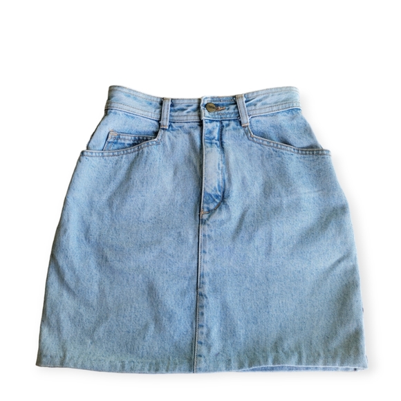 Esprit vintage 80s/90s 100% cotton denim miniskirt in size XS - Picture 8 of 8